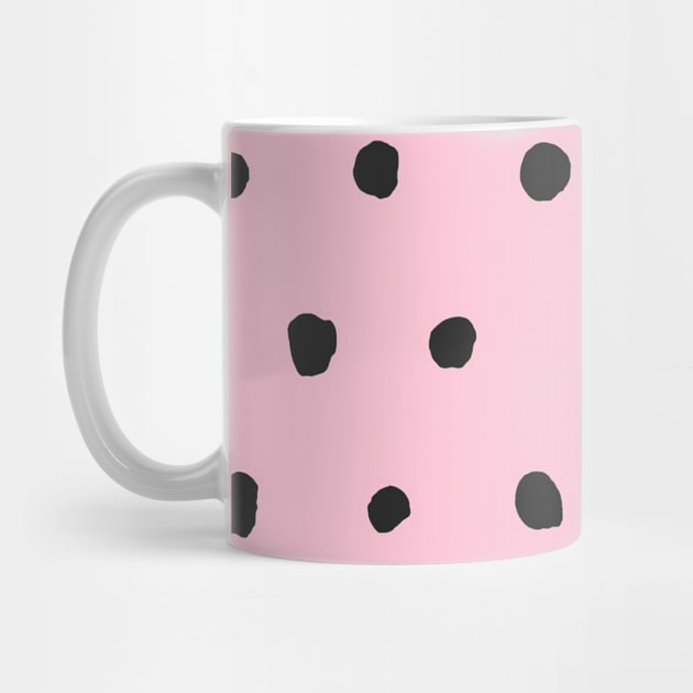 Pocket - Artsy Dots Pink by ninoladesign